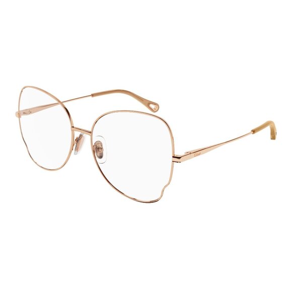 NEW CHLOE EYEGLASSES GOLD WOMEN EYEWEAR CHLOE CH0098O 006 - Picture 1 of 3